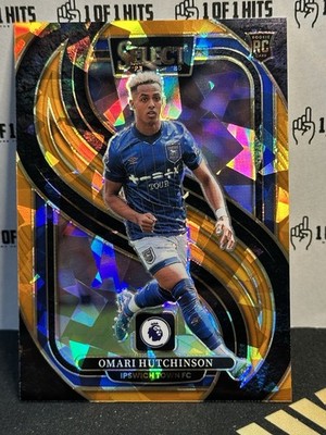 2024-25 Select Soccer Omari Hutchinson Rookie Card Orange Ice Prizm /155
