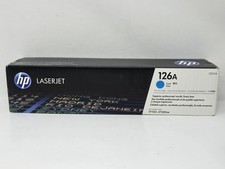Genuine HP 126A CE311A Cyan LaserJet Toner Cartridge, OEM Original - New