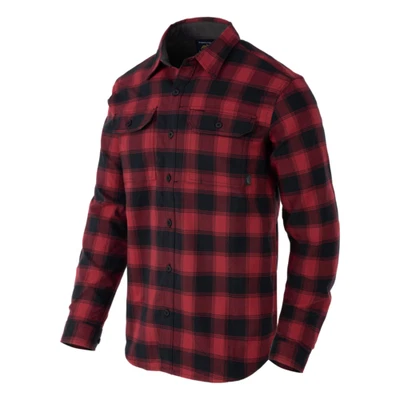 HELIKON-TEX Helikon Tex Greyman Shirt Freizeit Outdoor Hemd Coral Crimson Checkered