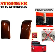 For Ford 2008-2016 Super Duty H7 Red Pair Set UPGRADED Roof Corner Molding Trim