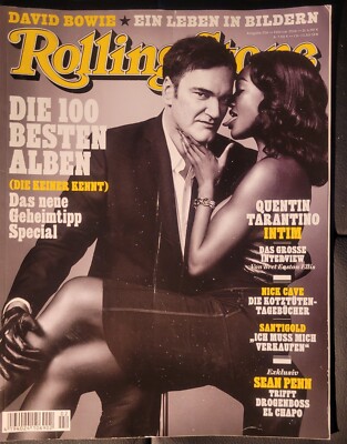 Rolling Stone Zeitschrift Quentin Tarantino,Nick Cave,Sean Penn,David Bowie
