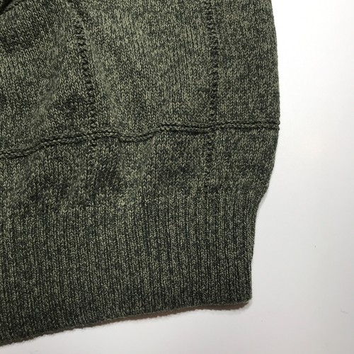 Geoffrey Beene Sweater 100% Cotton Green Patterned Classic Long Sleeve Size M - Picture 3 of 16