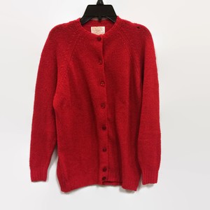 Vintage-Pendleton-Womens-Red-Cardigan-100-Wool-Sweater-Knit-Size-40-L-USA