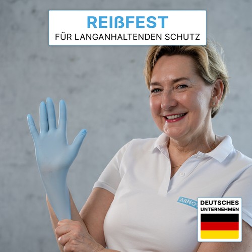 100x Einmalhandschuhe Nitril Handschuhe Nitril ARNOMED Nitril Handschuhe XS-XXL - Bild 64 von 73