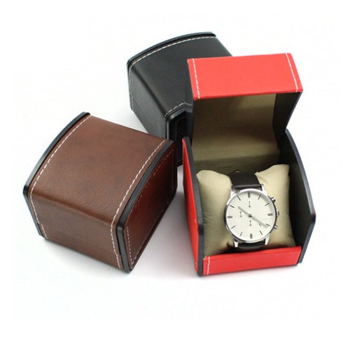 PU Leather Watch Box Jewelry Storage Box Gift Packing Box - Picture 8 of 11