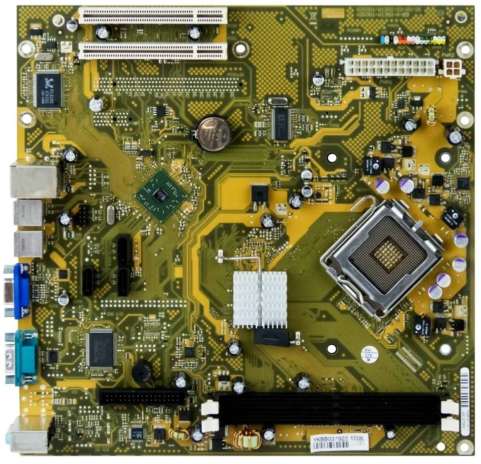 Mainboards Fujitsu D2480-A12 GS3 Socket 775 2xDDR2 Microbtx Ati - Image 2 of 2