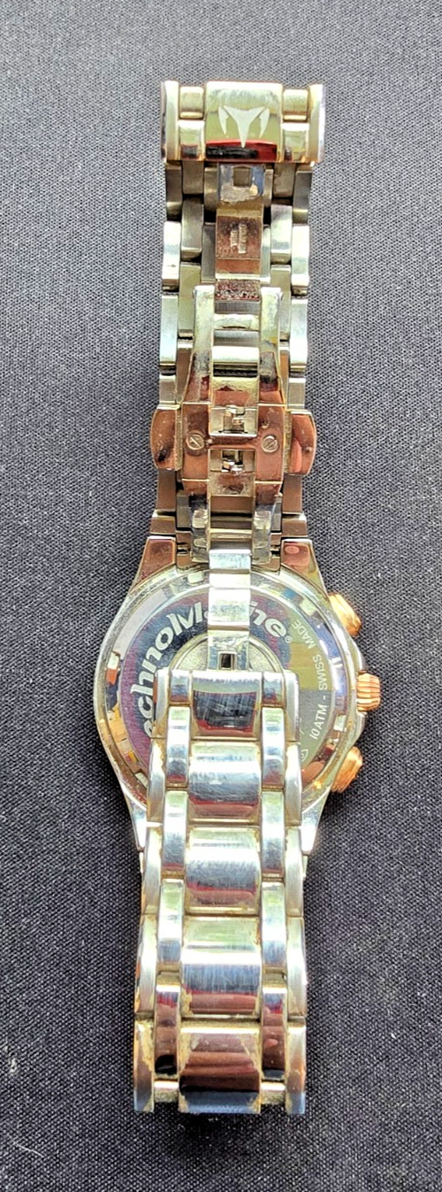 Techno Marine 33mm Ladies Neo Classic 07176181 Two-Tone Chronograph Quartz Watch