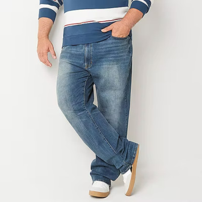Arizona Big and Tall Advance Flex 360 Men's Straight Leg Jean Size W46 x L32