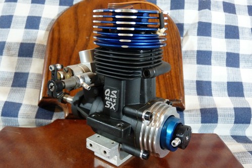 CLEAN OS MAX "91 SX-H RING C SPEC" 3D CHAMPION HELI ENGINE / SB-18 HATORI PIPE! - Picture 7 of 20