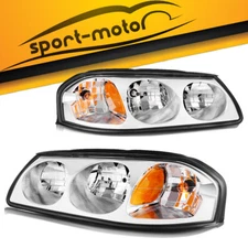 Headlights For 2000-2005 Chevy Impala Replacement 00-05 Headlamp Pair Left+Right