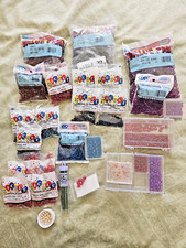 Large Lot Jewelry Making Supplies Beads Storage Boxes Over 7.5 lbs