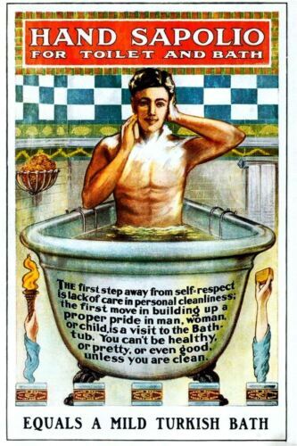 Vintage Toilet Sign - Self-adhesive - Retro Design Toilet - View #4