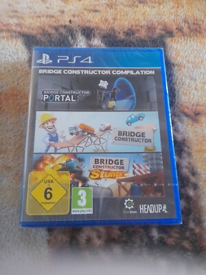 Bridge Constructor Compilation Box inkl Stunts Portal Sony PS4 Spiel NEU&OVP