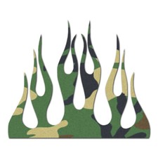 Fire Splash Flames - Vinyl Decal Sticker - Multiple Patterns Sizes - Ebn1331