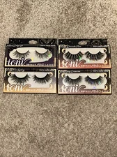 4-PAIR Ioni 3D Faux Mink Lashes HALLOWEEN Spellbook, Blood Moon, Crystals, Coven