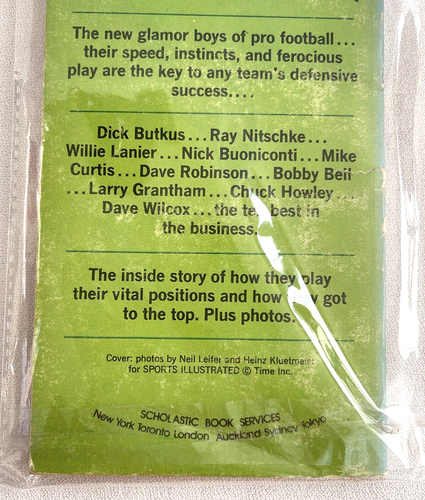 The Linebackers The Tough Ones of Pro Football Book by Paul Zimmerman - Picture 7 of 7