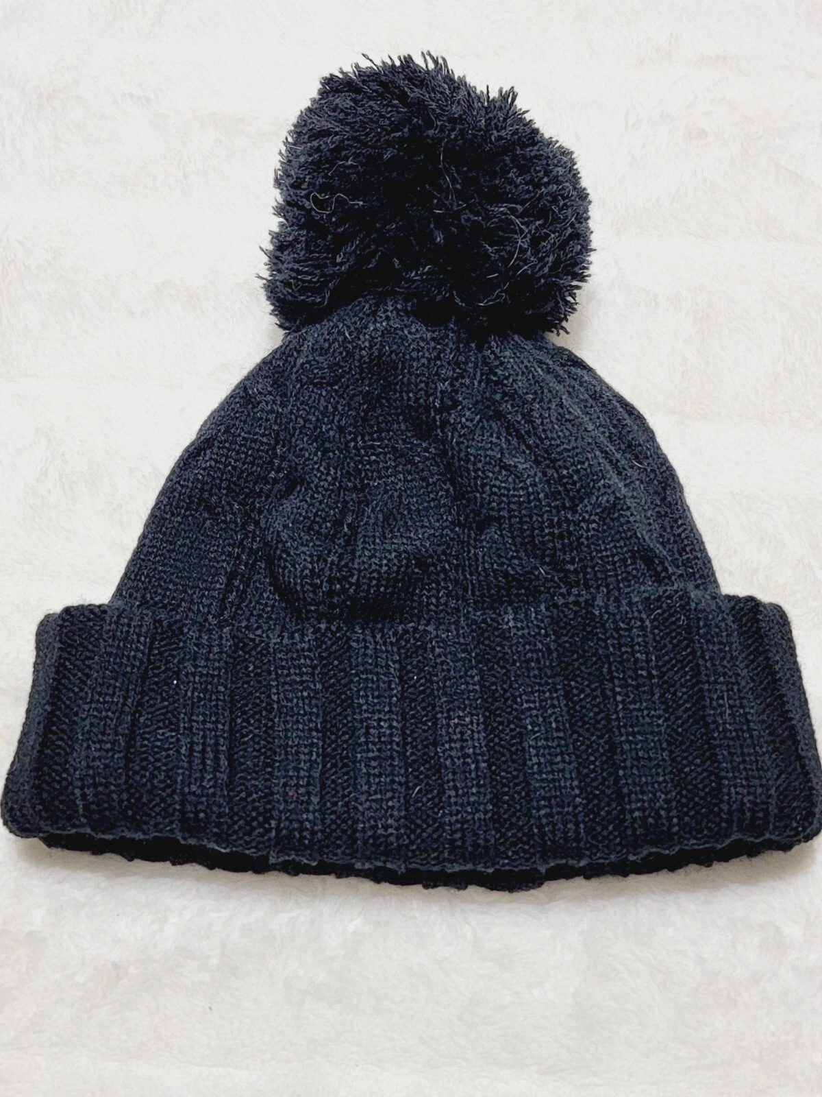 burton acrylic knit winter pom pom beanie 