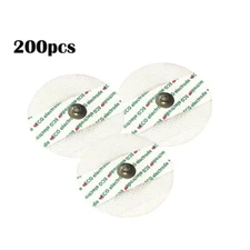 200pcs Disposable Conductive Electrode Pads for Portable ECG EKG Heart Monitor