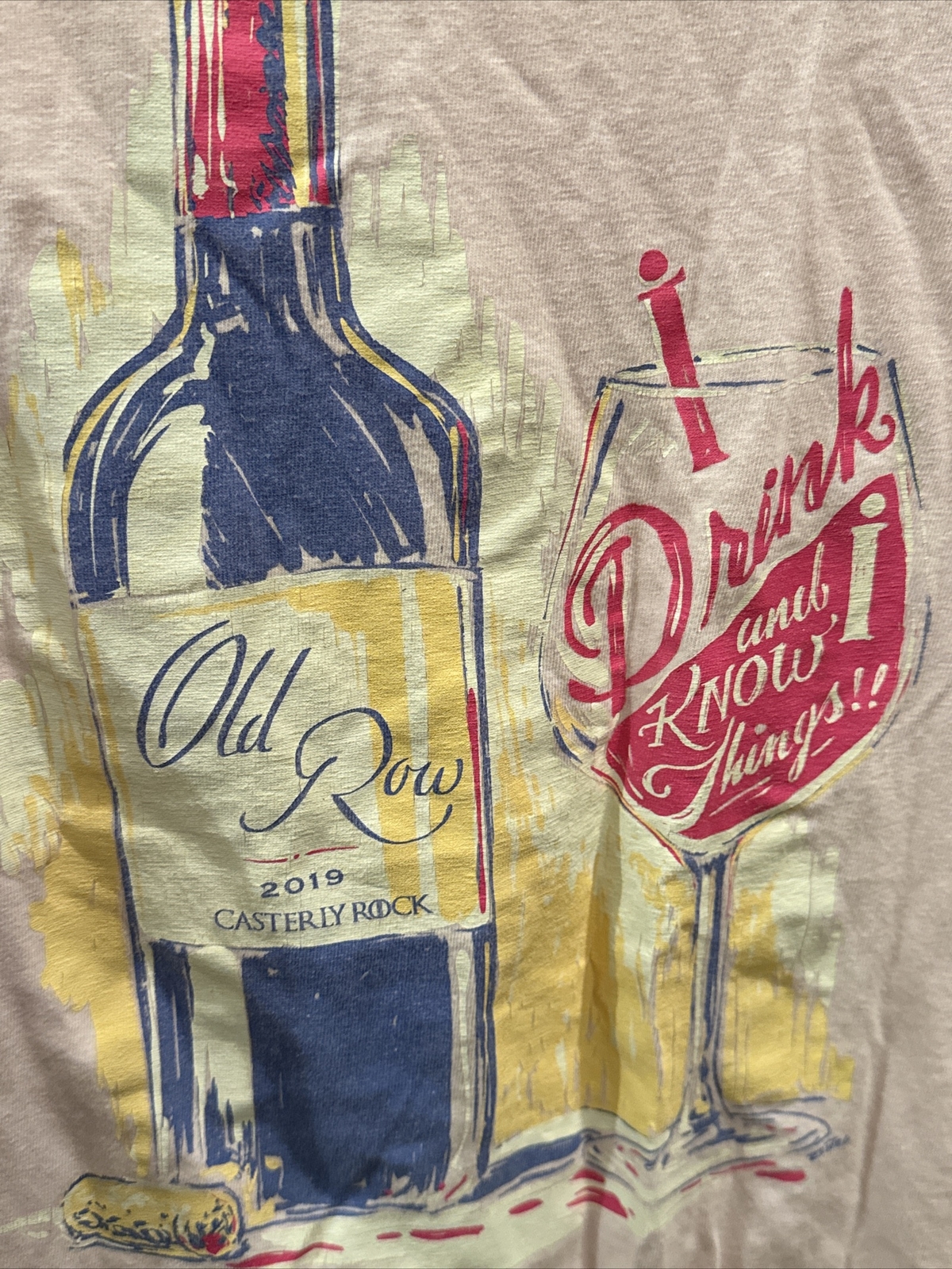 FILA T shirt rosa Old Row9 2019erly Cast Rockia t Molori colorit comfo medioge