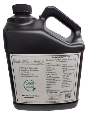 Fast Silver Bullet 1 Gallon  all natural nano silver sanitizing agent