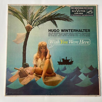 Hugo Winterhalter ''Wish You Were Here'' LPM-1904 LP Vinyl Record VG RCA Victor 