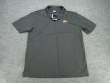 Nike Polo Shirt Mens XL Gray Dri Fit Wicking Dark Wash Short Sleeve Adult XL NEW