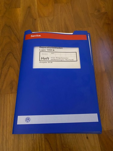 VW Reparatur Leitfaden Lupo 1999 4 ZYL. EINSPRITZMOTOR (STÖSSELSTANGEN) 09/1998