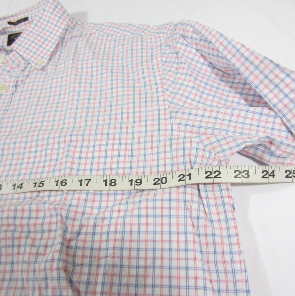 Men's PAUL & SHARK YACHTING L/S Checkered Multi Dress Shirt Sz M Made in Italy - Image 4 of 4
