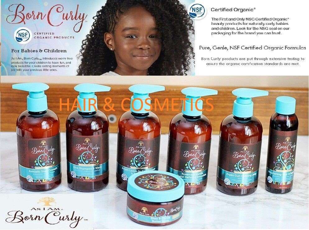As I Am Born curly-Kids Products- Shampoo/Conditioner/Oil/Balm All