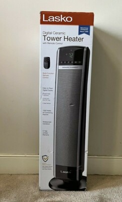 Lasko Digital Ceramic Tower Heater with Remote Control, CT30754