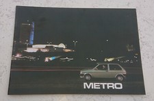 Catalogue publicitaire Austin Metro MG Turbo 1984 brochure prospectus