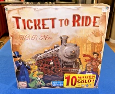 Ticket To Ride Days of Wonder Board Game By Alan R. Moon Train Adventure