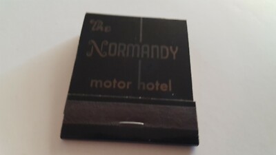 Matchbook The Normandy Motor Hotel. Minneapolis Minnesota   FULL. N3