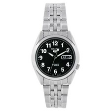 Seiko Series 5 Automatic Black Dial Men's Watch SNK381