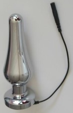 Elettrodo sonda anale/vaginale acciaio inox corrente di stimolazione E-STIM ESTIM TENS EROSTEK #2