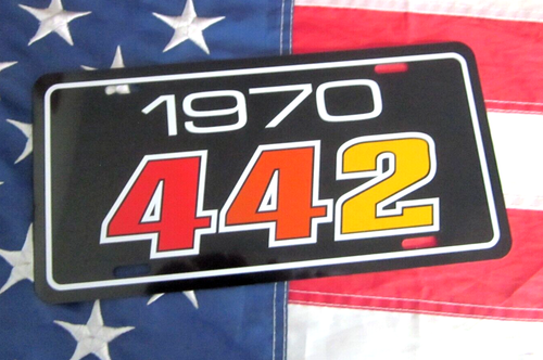 1970 Oldsmobile 442 license plate car tag 70 Olds W30 W31 455 Muscle ...