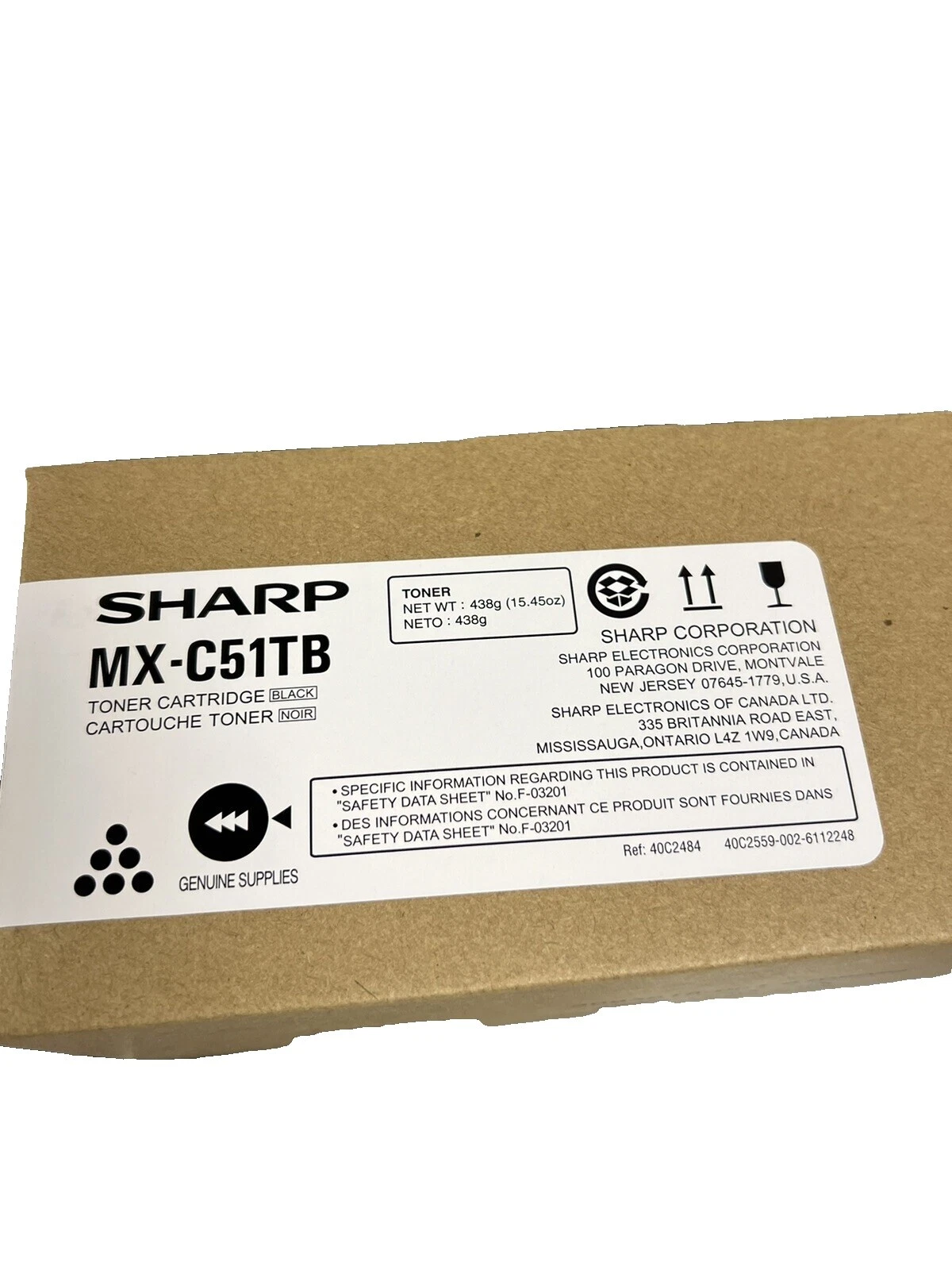 Los cartuchos de tóner de impresora Sharp