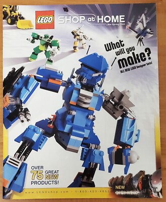 Lego Catalog Late Spring 2003 Bionicle, Train, NBA, Star Wars