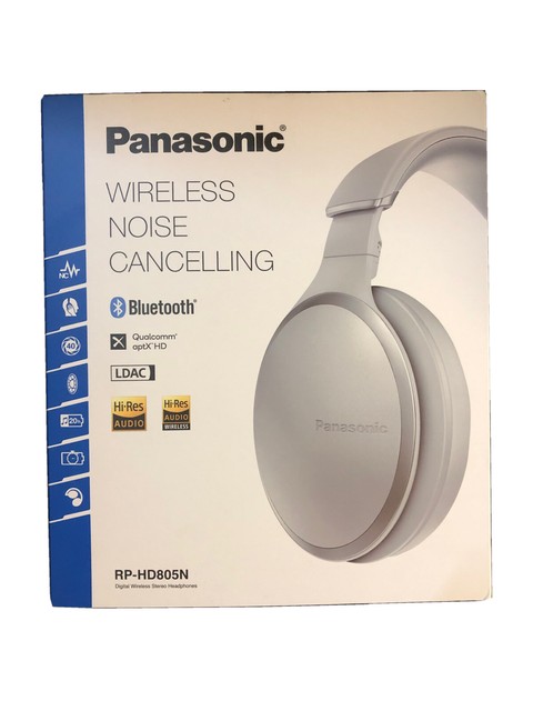 Panasonic RP-HD805NS Noise Cancelling Wireless Over-Ear Headphones - Silver  for sale online | eBay