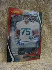 2021 Absolute Rookies Spectrum Red Signatures Alijah Vera-Tucker Rookie Auto RC