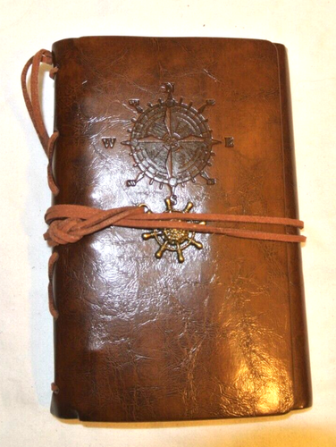 Compass Rose Spiral Ring Binder Diary Travel Notebook/Journal - NEW