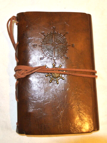 Compass Rose Spiral Ring Binder Diary  Travel Notebook/Journal - NEW  - Picture 1 of 3