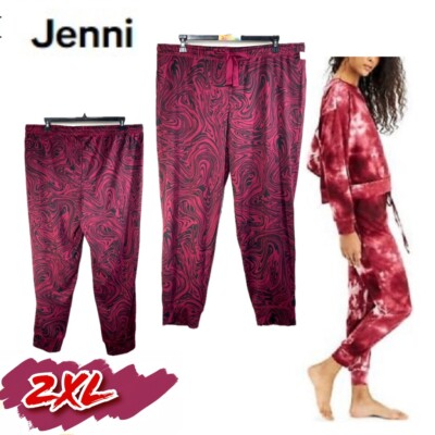 NWT Jenni Womens XXL Pajama Pants Marble Swirl 100154926MS