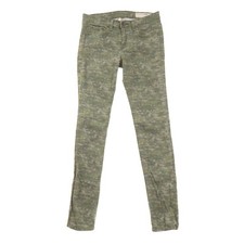 Rag & Bone Skinny Jeans Womens 28 Green Camo Camouflage Made in USA