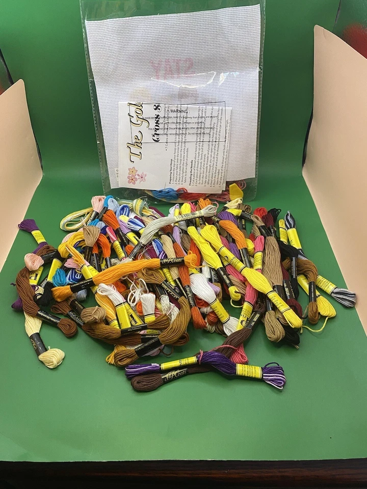 Huge Lot 70+ Embroidery Floss Thread Skeins JP Coats Prism Still In Package - Image 2 of 3