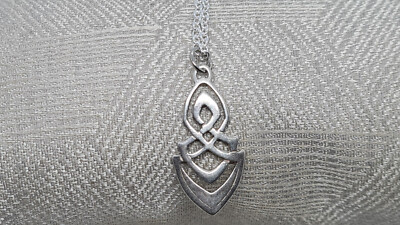 Vintage Kit Heath 925 Sterling Silver Celtic Pendant signed on 925