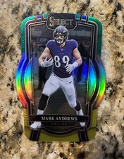 Mark Andrews 2022 Select Prizm Club Level Green & Yellow Die Cut #293 - Ravens