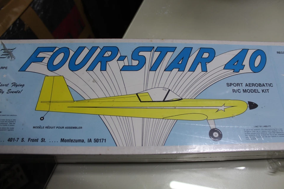 VINTAGE NIB SIG FOUR STAR 40 BALSA KIT - SEALED, NEVER OPENED - Image 3 of 4