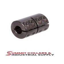 1CC-075-075 - 3/4" X 3/4" ID SPLIT - Clamp Coupling, BLACK OXIDE, FREE SHIPPING