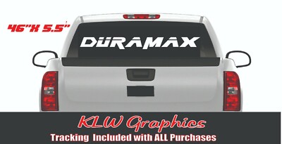 Duramax Decal Sticker Turbo Diesel Truck 6.6L 3.0L Crew Cab Dad Soot Lift